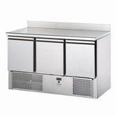 "3 DOOR COMPACT UNDERCOUNTER REF W/BACKSPLASH,  +4/+10 ,C; 35" - Mabrook Hotel Supplies